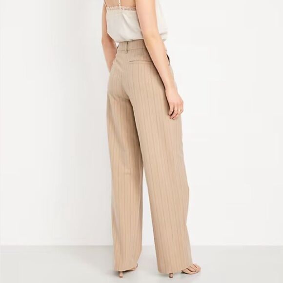 Extra High-Waisted Taylor Wide-Leg Trouser Pants in color Clifftop - Picture 3 of 5